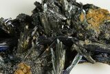 Glittering Dark-Green Vivianite Crystals - Ukraine #315592-1